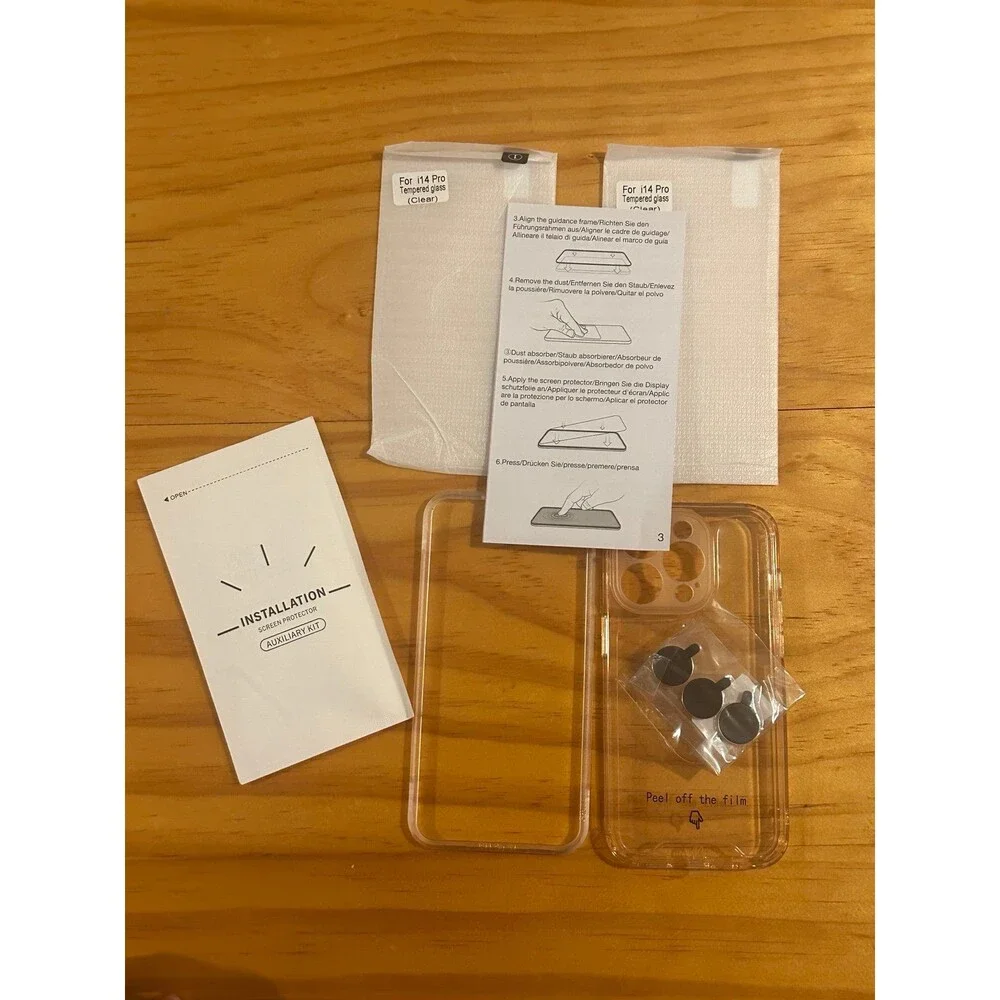 Smart Mobile 14Pro/14 Pro Max Case Kit Includes 2 Tempered Glass Cam Lens Protec